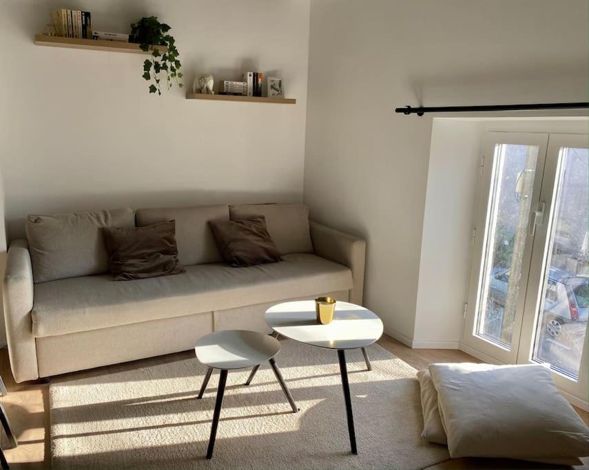 Appart Renove En Duplex Avec Terrasse Et Garage Bouleurs Bagian luar foto